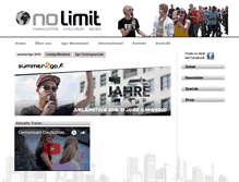 Tablet Screenshot of nolimit.eu